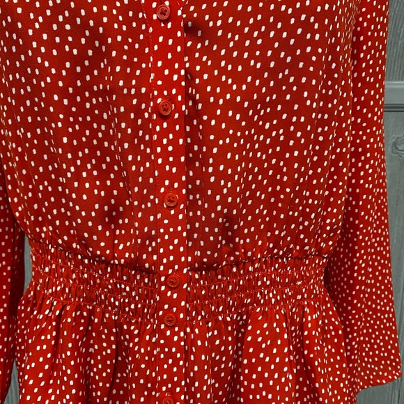 Red Banana Republic Factory Blouse NWOT Size XS - Picture 2 of 5